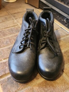 SAS Black Non Slip Work Chukka Lace-Up Boots Size 7.5 SAS Brand Hey Dude Inserts